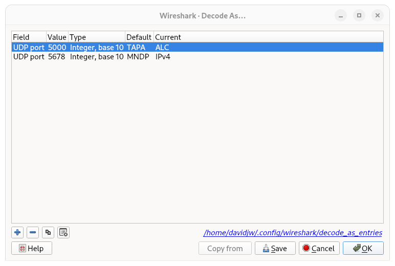wireshark Decode As dialog example